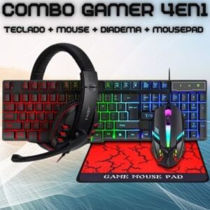 Combo Gamer 4 en 1