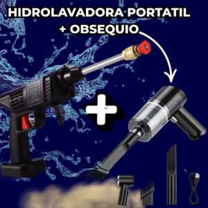 Hidrolavadora portatil 48V + Aspiradora